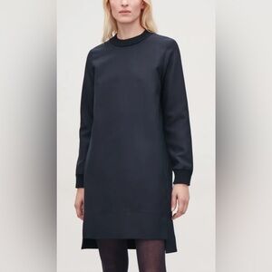 COS beautiful dress , dark navy blue, size 10